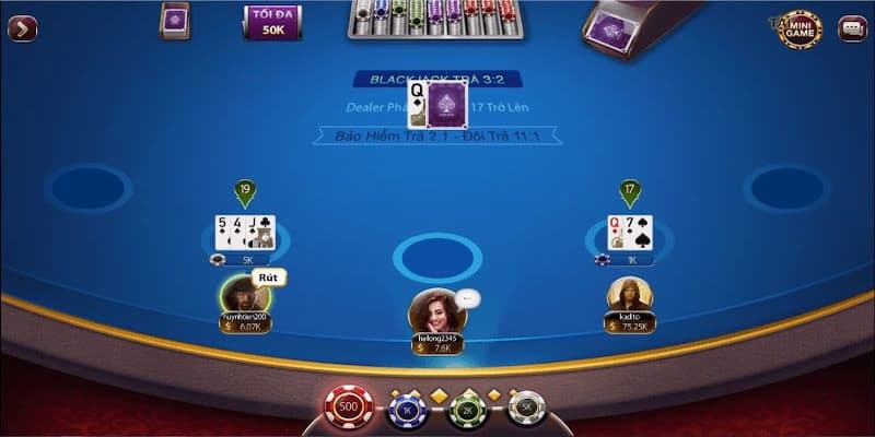 Rules and scoring of blackjack